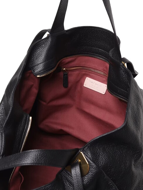 CAMPIONARIO - OLIVER Borsa in pelle doppio manico Nero - Borse Donna