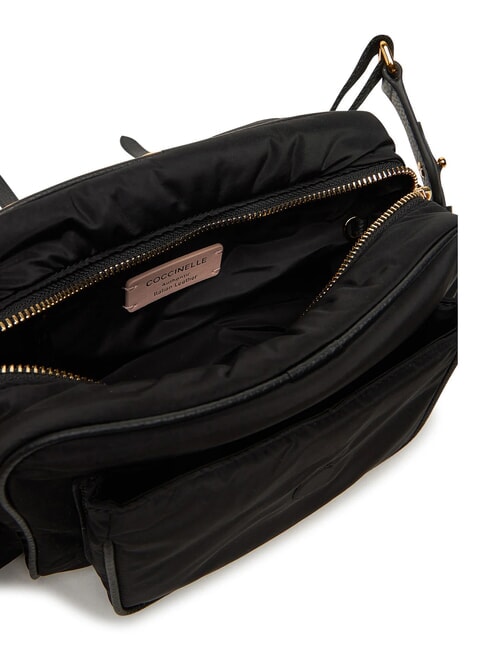 CAMPIONARIO - CAMPUS PUFFY NY Borsa a tracolla in nylon e pelle Nero - Borse Donna