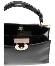 COCCINELLE CAMPIONARIO - BINXIE SHINY CALF Mini Bag con tracolla Nero - Borse Donna - 4