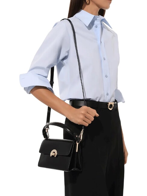 CAMPIONARIO - BINXIE SHINY CALF Mini Bag a mano, con tracolla Nero - Borse Donna