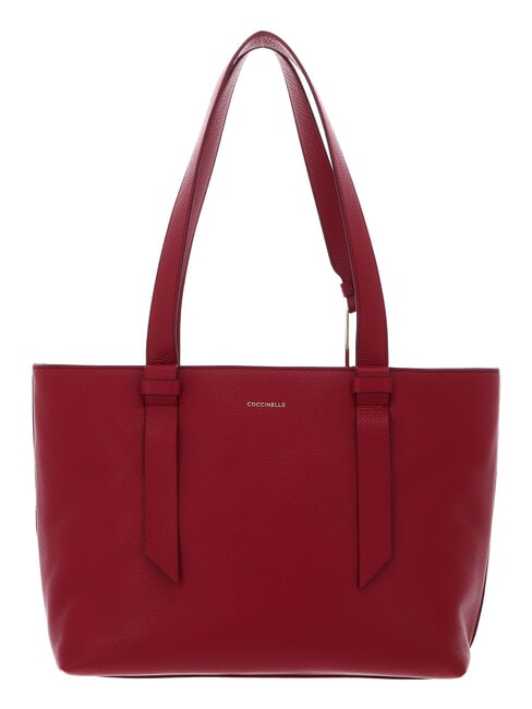 CAMPIONARIO - MALORY  Shopping Bag in pelle sangria - Borse Donna