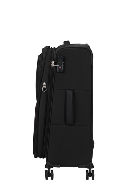 AIR WAVE Trolley Medio, espandibile BLACK/RED - Trolley Semirigidi