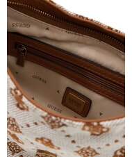 GUESS CAMDEN Borsa a spalla cognac/olive - Borse Donna - 4