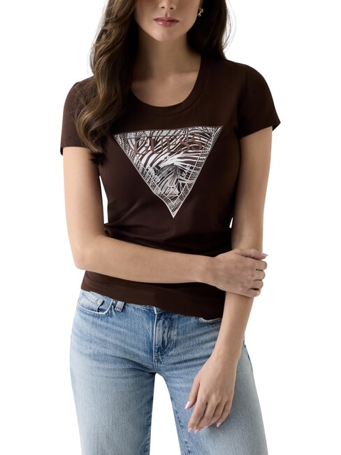 ZEBRA TRIANGLE T-shirt manica corta regal brown - T-shirt e Top Donna