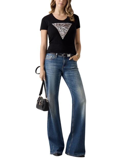ZEBRA TRIANGLE T-shirt manica corta jetbla - T-shirt e Top Donna
