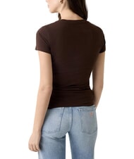 GUESS ZEBRA TRIANGLE T-shirt manica corta regal brown - T-shirt e Top Donna - 3