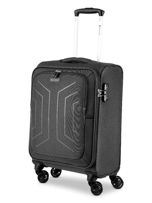 HEXA SOFT Trolley Bagaglio a Mano Nero - Bagagli a mano
