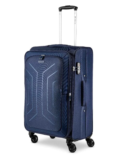 HEXA SOFT Trolley Medio, espandibile blu navy - Trolley Semirigidi