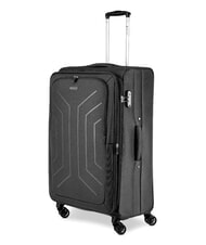 R RONCATO HEXA SOFT Trolley Grande, espandibile Nero - Trolley Semirigidi - 3