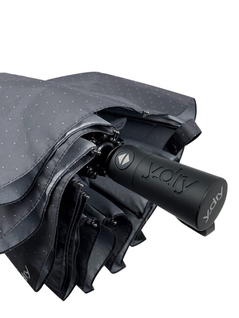 DANDY Ombrello pieghevole, automatico dark black pois - Ombrelli