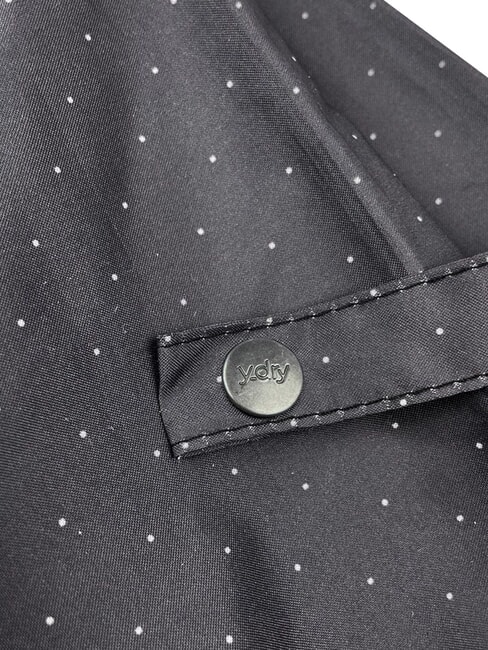 DANDY Ombrello pieghevole, automatico dark black pois - Ombrelli