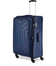 R RONCATO HEXA SOFT Trolley Grande, espandibile blu navy - Trolley Semirigidi - 3