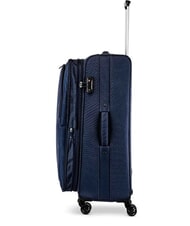 R RONCATO HEXA SOFT Trolley Grande, espandibile blu navy - Trolley Semirigidi - 4