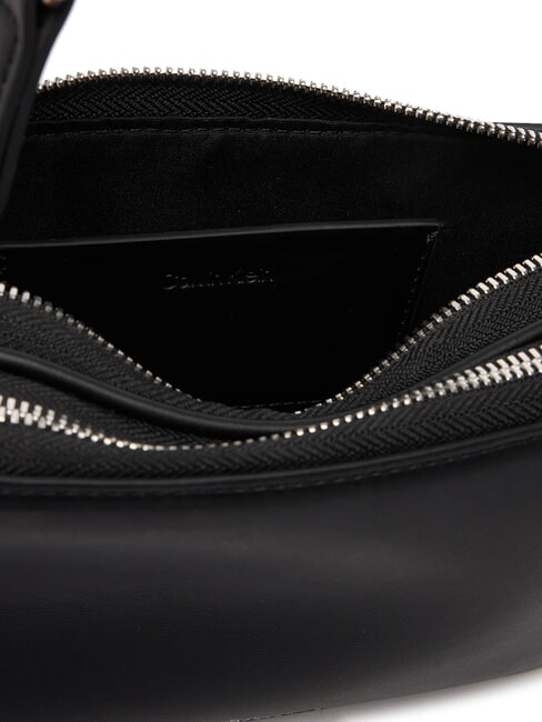 SIGNATURE LOGO STRAP Borsa camera case doppia funzione black / shiny nickel - Borse Donna