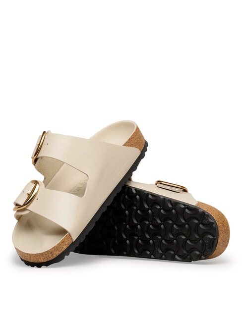 ARIZONA BIG BUCKLE  Sandali in pelle shine oyster - Scarpe Donna