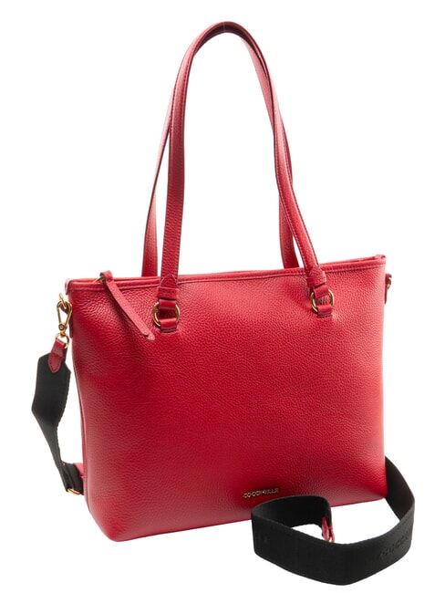 MARINA Shopping Bag in pelle sangria - Borse Donna