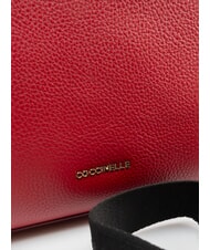 COCCINELLE MARINA Shopping Bag in pelle sangria - Borse Donna - 3