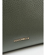 COCCINELLE MARINA Shopping Bag in pelle alga - Borse Donna - 3