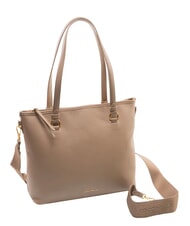 COCCINELLE MARINA Shopping Bag in pelle warm taupe - Borse Donna - 2