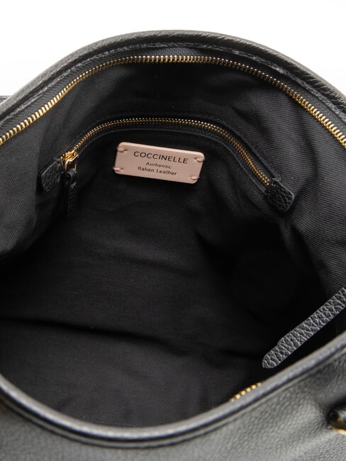 MARINA Shopping Bag in pelle Nero - Borse Donna