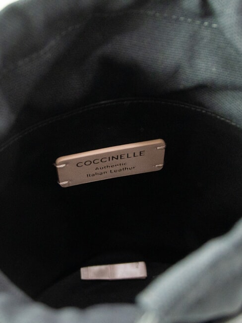 CHARLOTTE Mini Secchiello in pelle Nero - Borse Donna