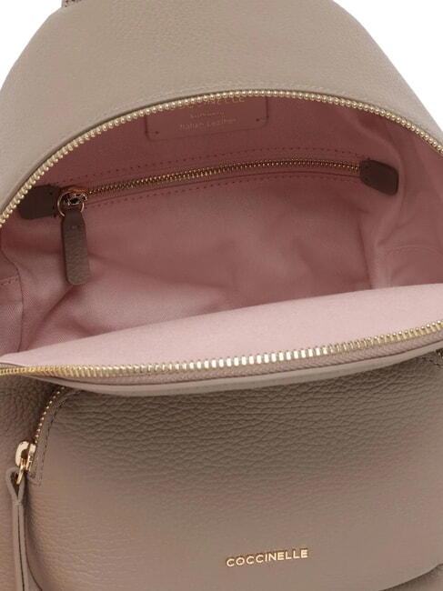 CHARLOTTE Zainetto in pelle warm taupe - Borse Donna