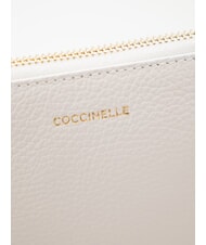 COCCINELLE LORINE Pochette in pelle blanco - Borse Donna - 3
