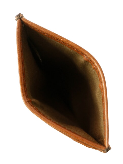 BIAGIO Portacard piatto in pelle cogn/pall - Portafogli Uomo