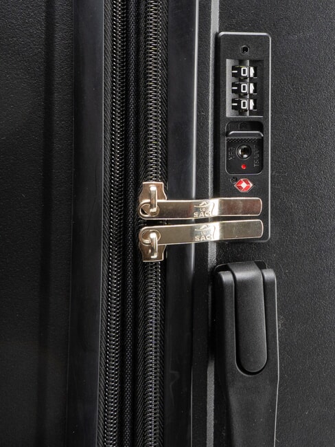 SLIDE Set Cabin + Medio e Grande espandibili, ultraresistenti black - Set Trolley