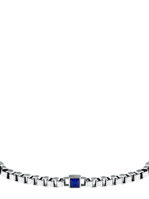 MOTOTOWN Bracciale in acciaio blu - Bracciali Uomo