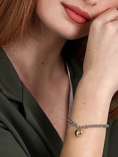 TALISMANI Bracciale acciaio/oro - Bracciali Donna