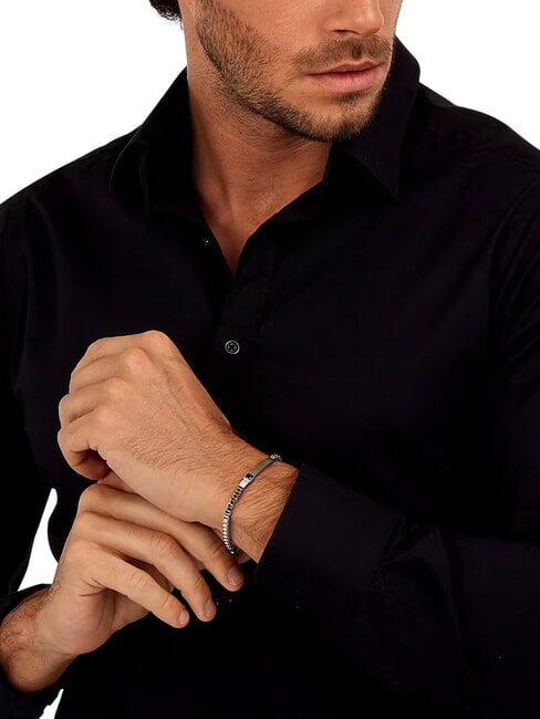 MOTOTOWN Bracciale in acciaio Nero - Bracciali Uomo