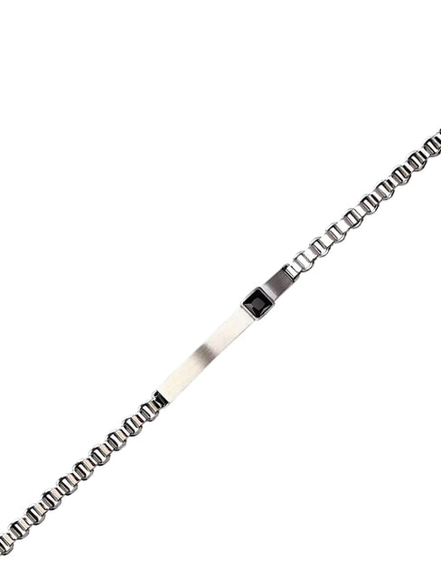 MOTOTOWN Bracciale in acciaio Nero - Bracciali Uomo