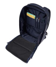 PIQUADRO CRONUS Zaino porta PC 14", in pelle blu - Zaini da lavoro porta PC - 4