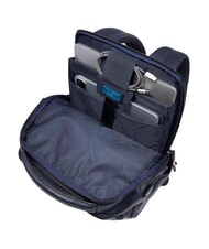 PIQUADRO CRONUS Zaino porta PC 14", in pelle blu - Zaini da lavoro porta PC - 5