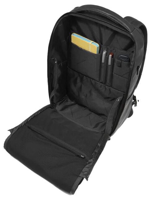 CRONUS Zaino porta PC 14", in pelle Nero - Zaini da lavoro porta PC