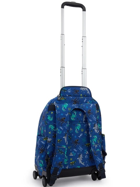 NEW ZEA Zaino trolley con porta pc undersea party - Zaini con carrello