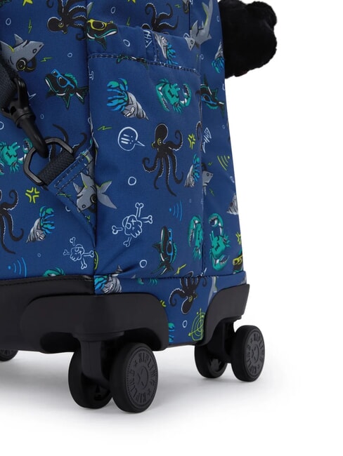 NEW ZEA Zaino trolley con porta pc undersea party - Zaini con carrello