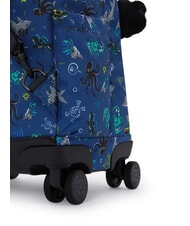 KIPLING NEW ZEA Zaino trolley con porta pc undersea party - Zaini con carrello - 3