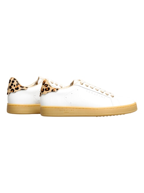 J CONNORS Sneakers white leopard honey sole - Scarpe Donna