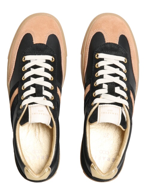 COURT Sneakers black beige gold - Scarpe Donna