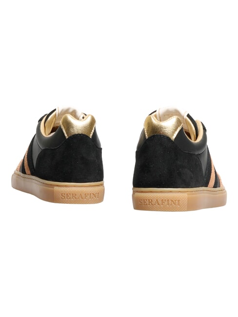COURT Sneakers black beige gold - Scarpe Donna