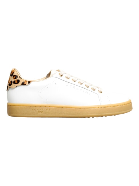 J CONNORS Sneakers white leopard honey sole - Scarpe Donna