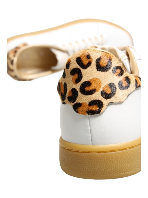 J CONNORS Sneakers white leopard honey sole - Scarpe Donna
