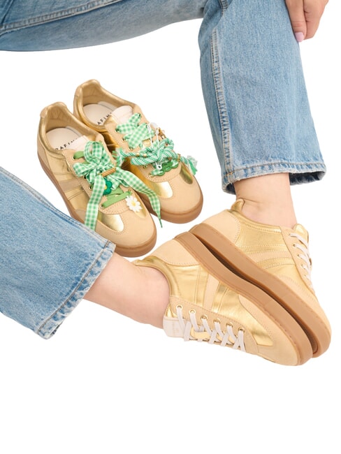 COURT Sneakers gold beige - Scarpe Donna
