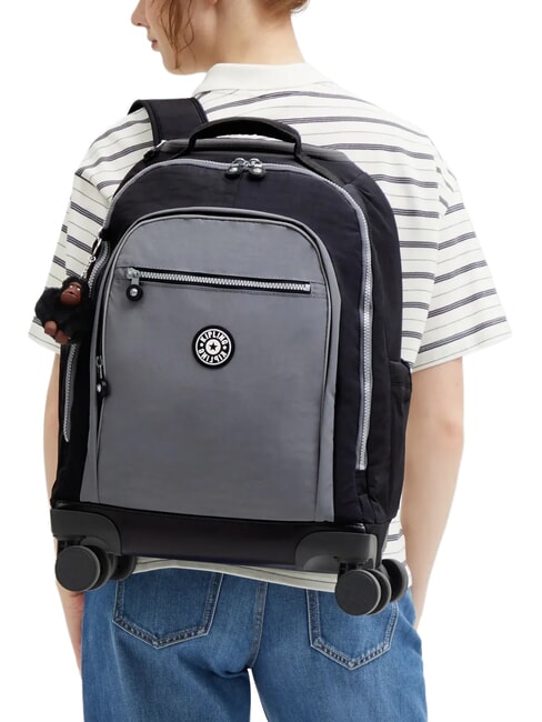 NEW ZEA Zaino trolley con porta pc black - Zaini con carrello