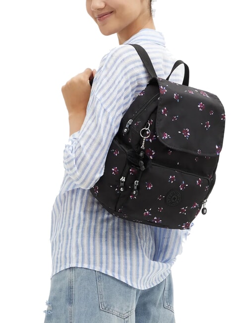 CITY ZIP S Zaino multitasche night flower - Borse Donna