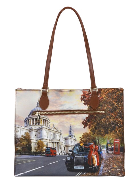 YESBAG L Borsa shopping, a spalla london tourist - Borse Donna