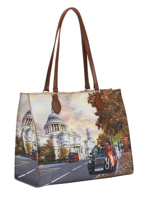 YESBAG L Borsa shopping, a spalla london tourist - Borse Donna