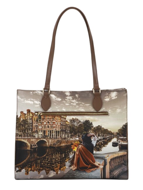 YESBAG L Borsa shopping, a spalla autumn in hollad - Borse Donna